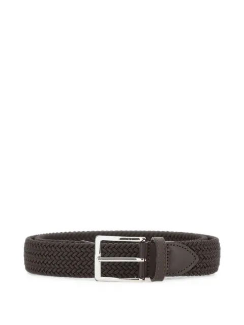 ATHISON braided belt Brown 15AP1500
