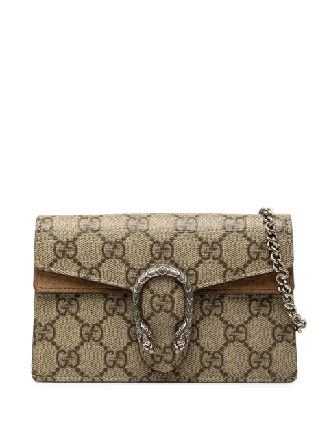 Gucci Pre-Owned 2000-2015 Mini GG Supreme Dionysus crossbody bag Neutrals R7A14ZH8KMG0Q9QH