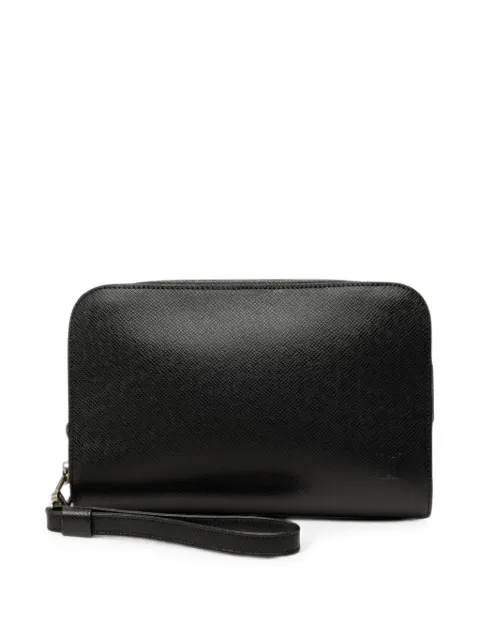 Louis Vuitton Pre-Owned 2007 Taiga Pochette Baikal clutch bag Black Q399EA1PCFRM7FRC