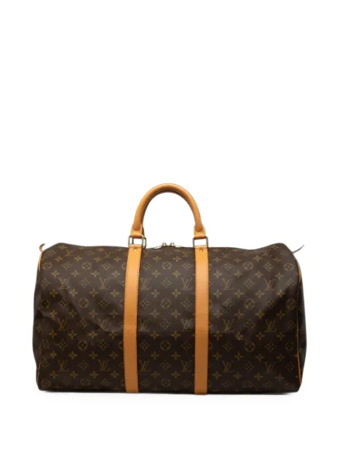 Louis Vuitton Pre-Owned 1997 Monogram Keepall 50 travel bag Brown I4GX5MO1GP0609SA
