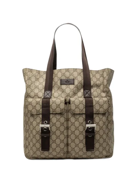 Gucci Pre-Owned 2000-2015 GG Supreme tote bag Neutrals PBIXEUWE93ZJD1DI