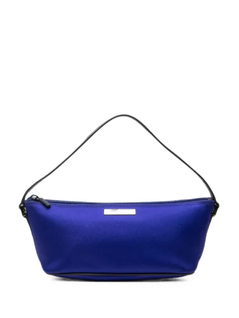 Gucci Pre-Owned 20th Century Satin Boat shoulder bag Blue P39B7J80SJBLCH5G