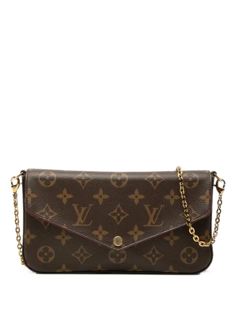 Louis Vuitton Pre-Owned 2021-2026 Monogram Pochette Felicie crossbody bag Brown 6SOSZ0MS4383J67D