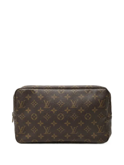 Louis Vuitton Pre-Owned 1986 Monogram Trousse Toilette 28 clutch bag Brown 63QPSX5RDP0GK17E