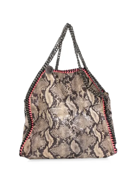 Stella McCartney Pre-Owned Falabella snakeskin-effect tote bag Neutrals RFCPUHKBA757693W