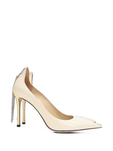 Jimmy Choo Pre-Owned Spruce Crystal Chandelier pumps Neutrals RFCPUHKSH757695W