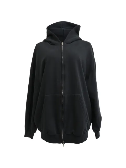 Balenciaga Pre-Owned zip-up hoodie Black RFCPUHKCL721695W