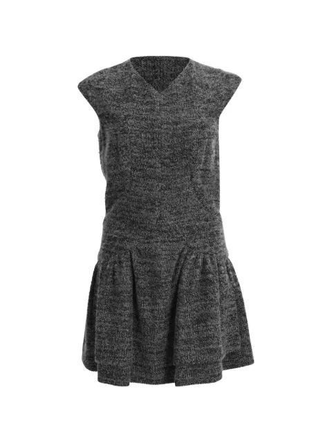 CHANEL Pre-Owned V-neck drop-waist dress Grey RFCPUHKCL744432W