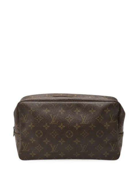 Louis Vuitton Pre-Owned 1984 Monogram Trousse Toilette 28 clutch bag Brown 7U1S05I4G85PGF22