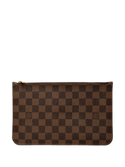 Louis Vuitton Pre-Owned 2014 Damier Ebene Neverfull MM pouch Brown DO6M0WSEWLC87NV5