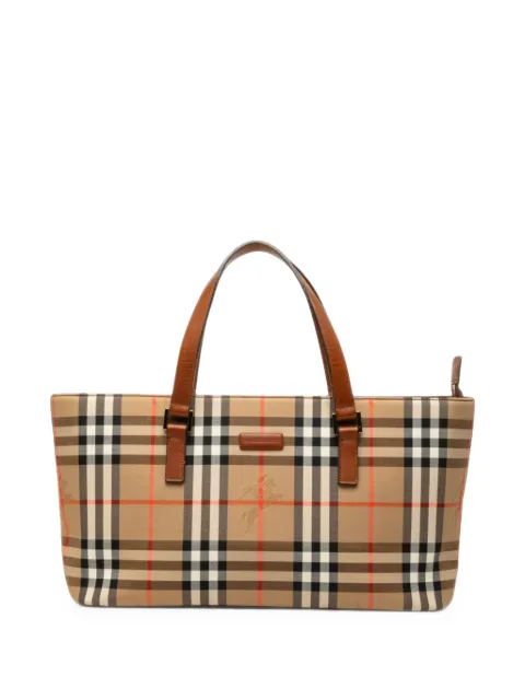 Burberry Pre-Owned 2000-2017 Haymarket Check Canvas handbag Neutrals 583VT7JSTUBXGTOJ