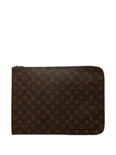 Louis Vuitton Pre-Owned 1988 Monogram Poche Documents Portfolio business bag Brown 0B0KLZ993E3EEKO1