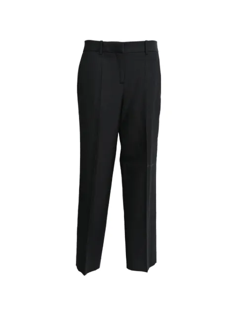Loewe Pre-Owned straight-leg wool trousers Black RFCPUHKCL757679W