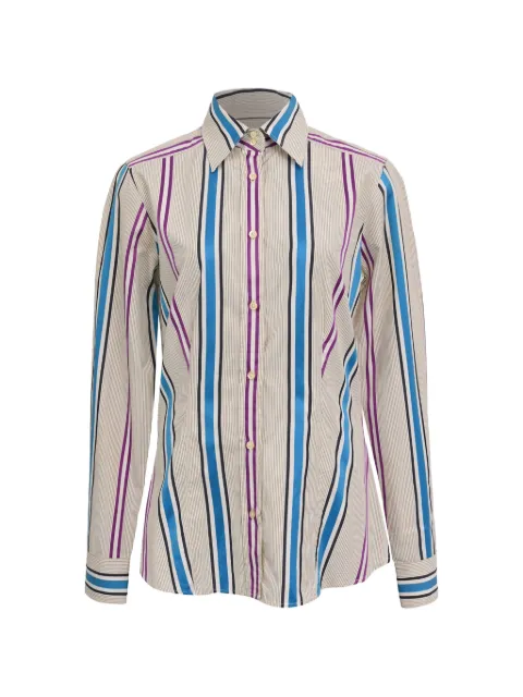 Etro Vintage Striped button-down shirt Neutrals RFCPUGBCL767783W