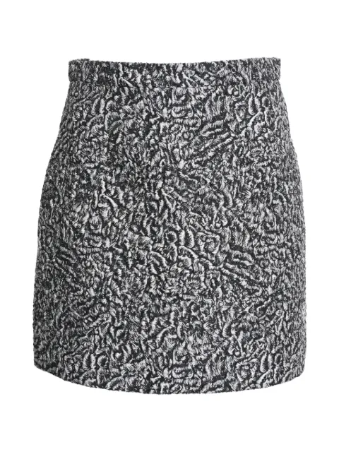 Balenciaga Pre-Owned jacquard mini skirt Black RFCPUHKCL757884W