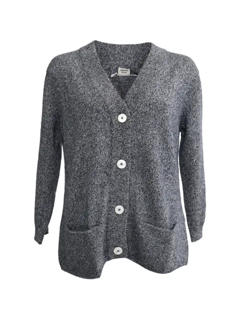 Hermès Pre-Owned knitted buttoned cardigan Grey RFCPUHKCL711931W