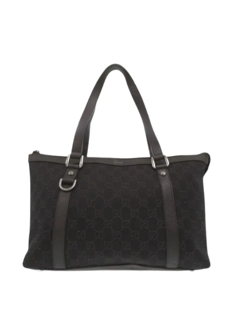 Gucci Pre-Owned 2000-2015 GG Canvas Abbey D Ring tote bag Brown PY8B25QSZ0BHU9IH