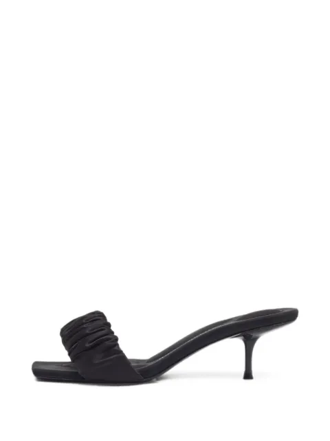 Alexander Wang Jessie ruched sandals Black 1408809