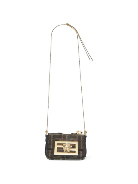 Fendi Pre-Owned x Versace nano Fendace Baguette shoulder bag Brown 1408560