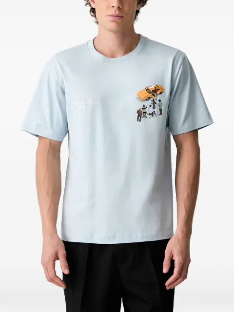 Filling Pieces graphic-print T-shirt Blue 422620500360