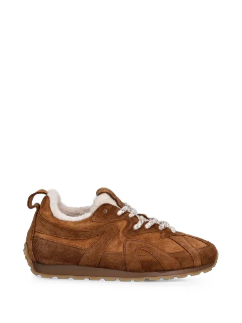 Inuikii shearling-lined suede sneakers Brown 10010010611