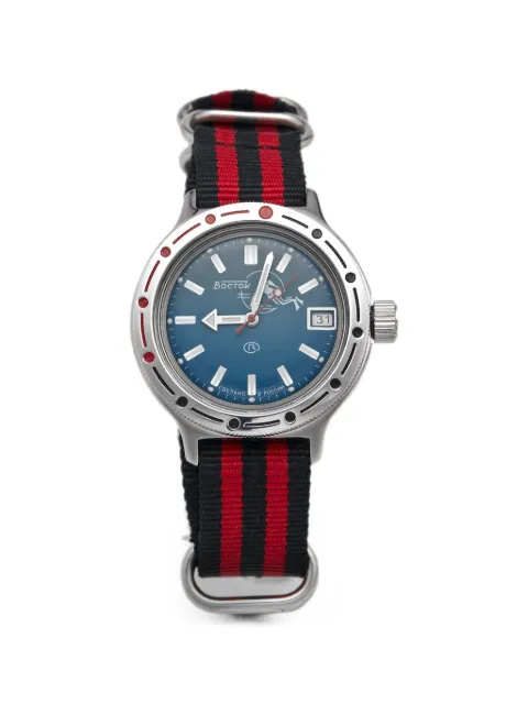 Vostok CLTH Amphibia 42mm watch Blue 1407126
