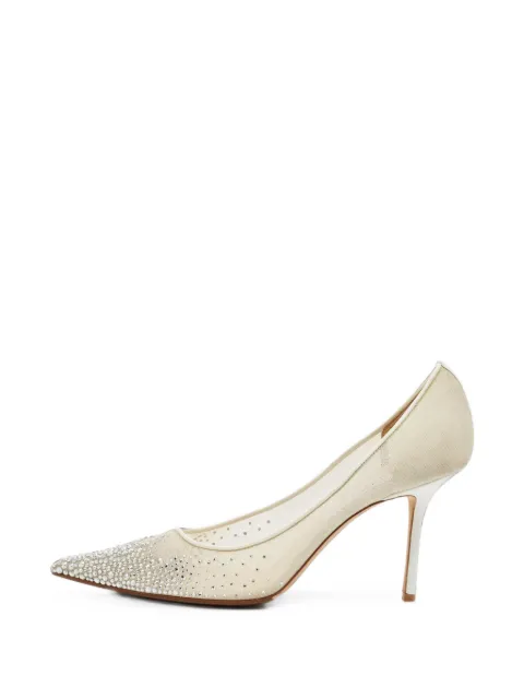 Jimmy Choo Pre-Owned Love heeled pumps Neutrals 1409056