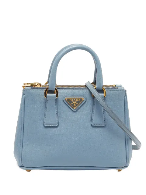 Prada Pre-Owned mini Galleria tote bag Blue 1408139