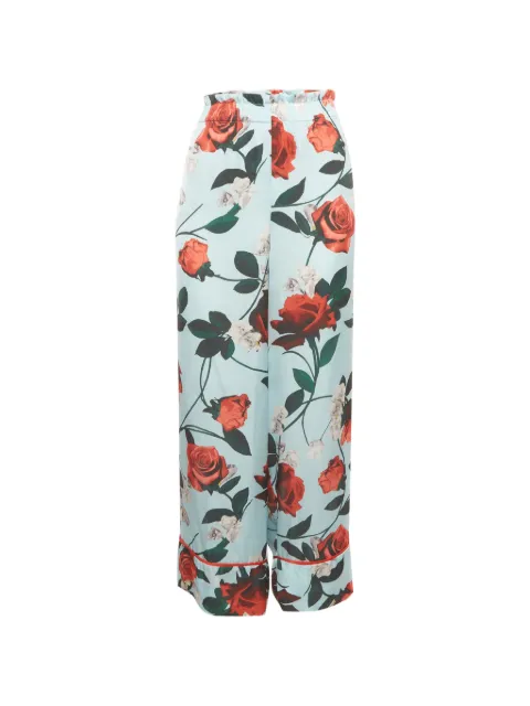 alice + olivia Elba wide-leg trousers Blue 1407182