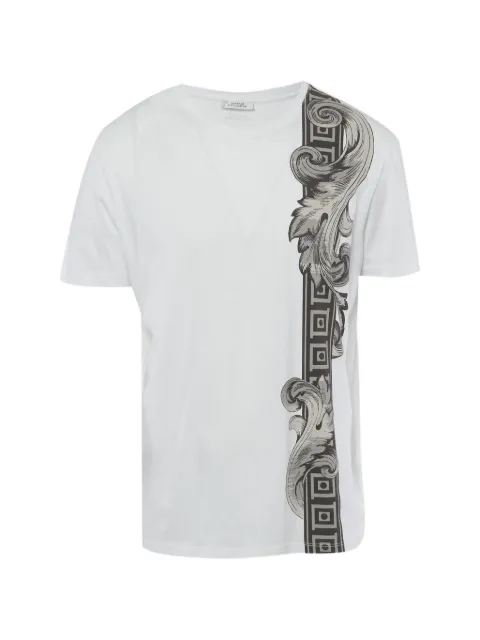 Versace Pre-Owned Baroque-print T-shirt White 1348541