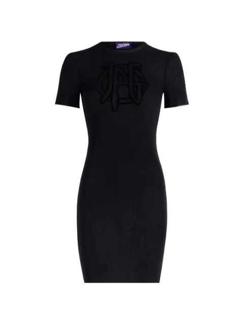 Jean Paul Gaultier short-sleeve mini dress Black 2604WDR186M00000