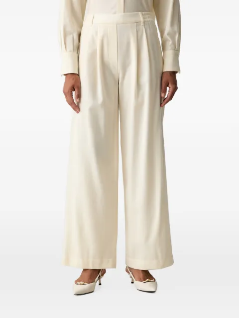 Ermanno Scervino pleated wide-leg trousers Neutrals D494P611YBM