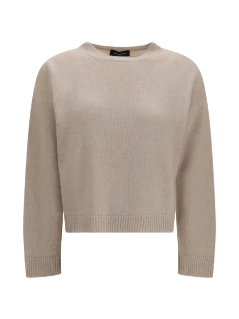 Fabiana Filippi crew-neck cashmere sweater Neutrals MAD216F016N9000167