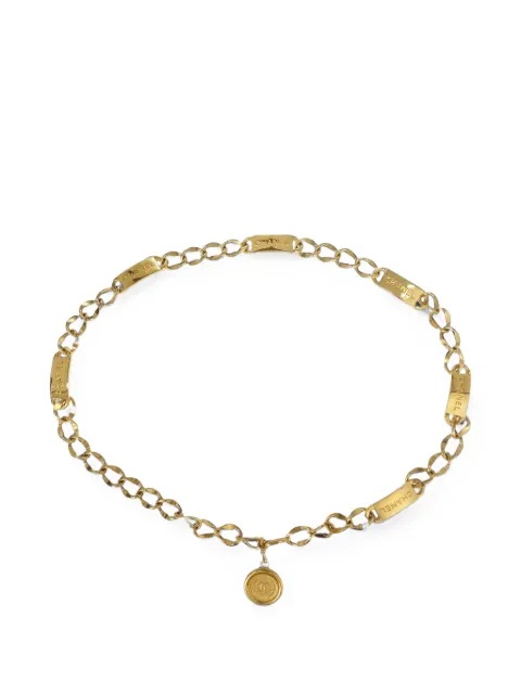 CHANEL Pre-Owned 1990-2000s chain medallion belt Gold 188921