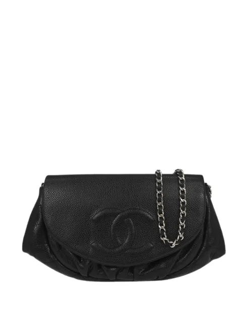 CHANEL Pre-Owned 2013-2014 Half Moon shoulder bag Black 179130