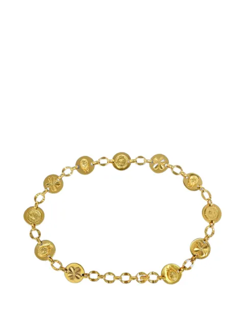 CHANEL Pre-Owned 1990-2000s Icon charm chain belt Gold 188639