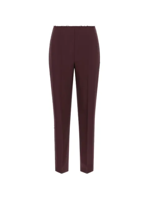 Gianluca Capannolo Lea frayed trousers Purple 26IP4104007357