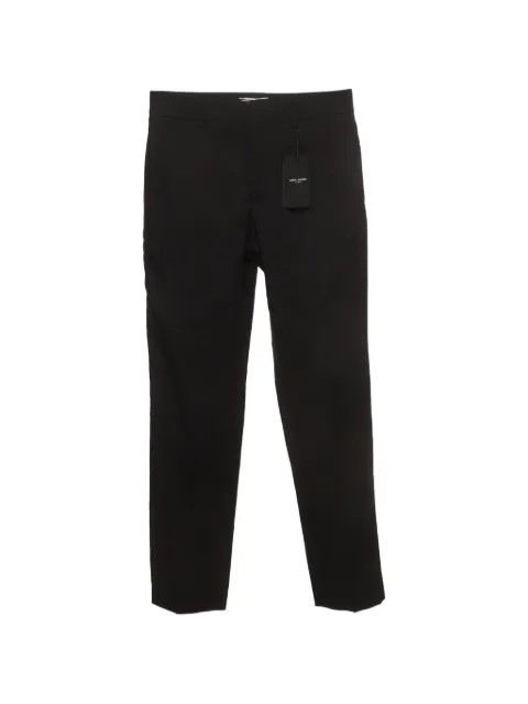 Saint Laurent Pre-Owned 2019 straight-leg trousers Black 1407920