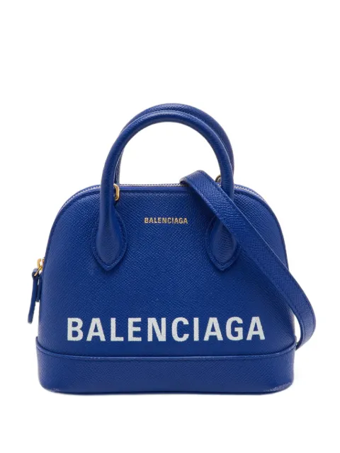 Balenciaga Pre-Owned 2018 XXS Ville satchel bag Blue 1407386