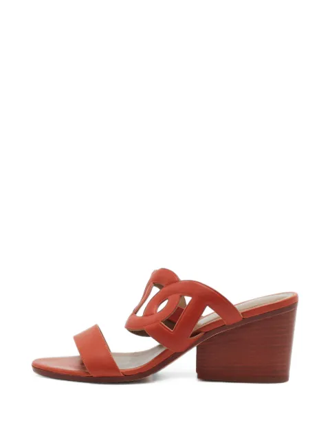 Hermès Pre-Owned Lipari 70 sandals Brown 1409462