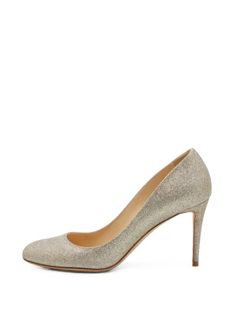 Jimmy Choo Pre-Owned Victoria heeled pumps Gold 1407785