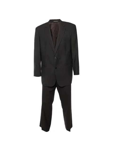 BOSS single-breasted tailored suit Black 1406476