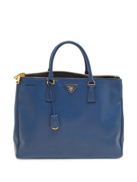 Prada Pre-Owned Galleria double-zip tote bag Blue 1409066