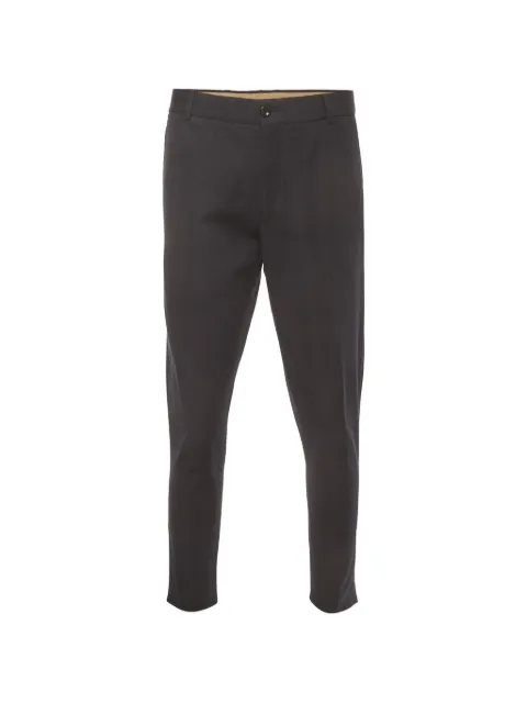 Loro Piana Pre-Owned slim-fit gabardine trousers Blue 1407256