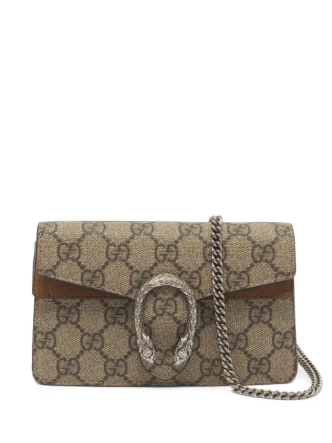 Gucci Pre-Owned mini Dionysus GG Supreme shoulder bag Neutrals 1407936