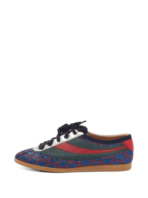 Gucci Pre-Owned Falacer web sneakers Blue 1408608