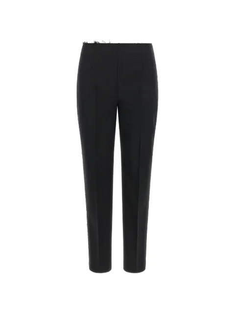 Gianluca Capannolo Lea raw-cut trousers Black 26IP41040091
