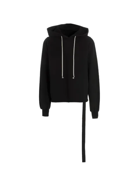 Rick Owens DRKSHDW asymmetrical-stitching hoodie Black DU02F6262FP09