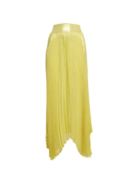 alice + olivia Katz plissé maxi skirt Yellow 1407150