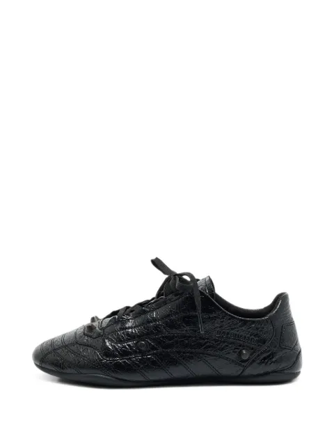 Balenciaga Pre-Owned City leather sneakers Black 1408586